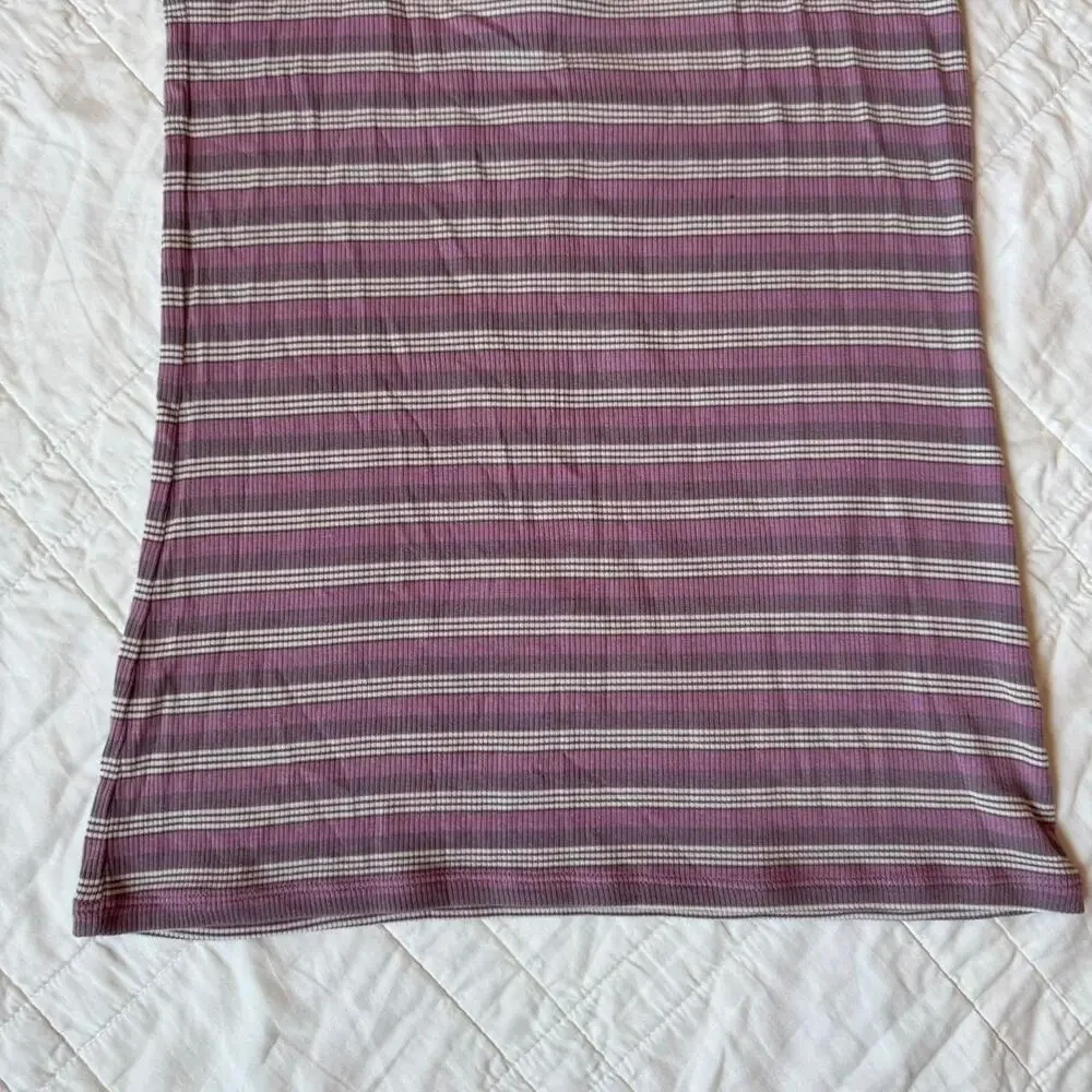 Striped racer back tank top bixby nomad girls large 12 14 boho‎ Summer rayon